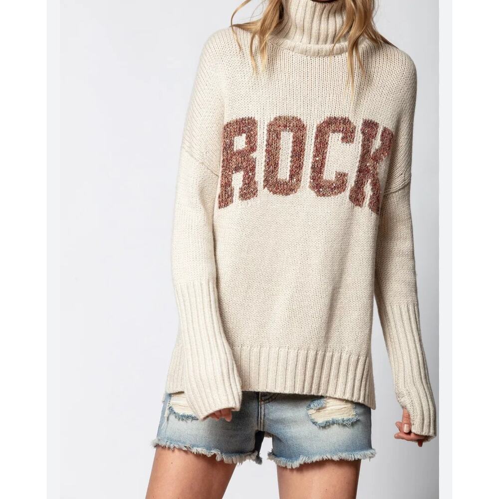 ZADIG & VOLTAIRE PULL ALMA ROCK SWEATER SIZE XS - Picture 6 of 6